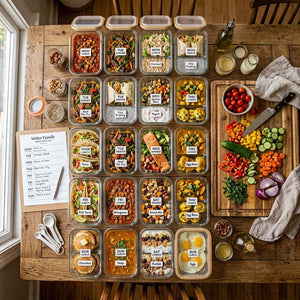 Bulk Provisions Management for Large Families, Wholesale Buying and Storage Planner (Fillable PDF)