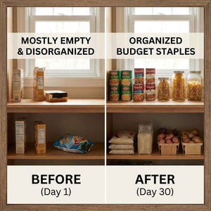 The Low Cost Provisions Challenge: A 30-Day Pantry Stocking Plan on a Budget