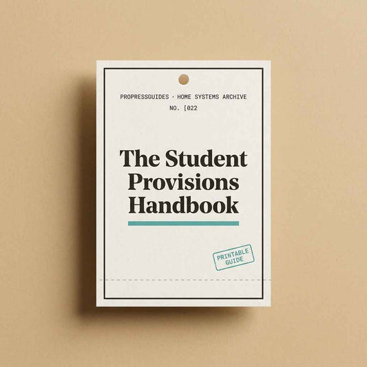 The Student Provisions Handbook: Your Essential Guide to Dorm Food Storage and Nutrition