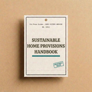 The Sustainable Home Provisions Handbook: A Zero Waste Self Sufficiency Guide for the Home