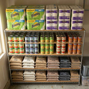 Bulk Provisions Management for Large Families, Wholesale Buying and Storage Planner (Fillable PDF)