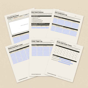 Kitchen Zone Optimization System — Small Space Counter Organization & Micro-Habit Tracker