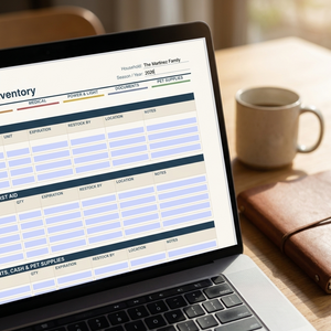 Hurricane Prep Checklist Bundle | Essential Storm Season Tracker