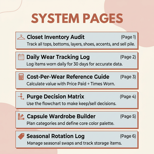 Cost Per Wear Closet Audit | Streamline Your Capsule Wardrobe