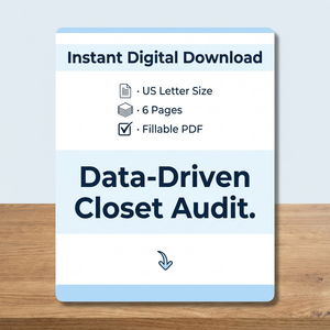 Cost Per Wear Closet Audit | Streamline Your Capsule Wardrobe